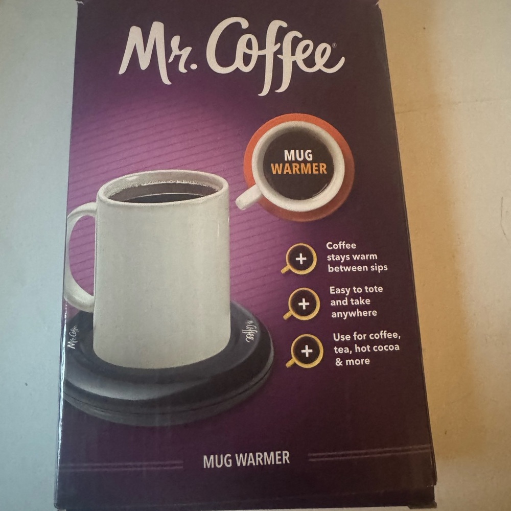 Mr. Coffee Mug Warmer in Black